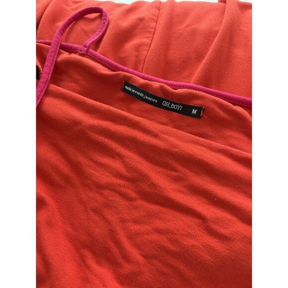 Brazilian red dress with magenta Straps - Picture 4 of 4